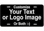 Customized Full Size License Plate | Car 6X12 | 5 Sizes | Personalized for Ca...