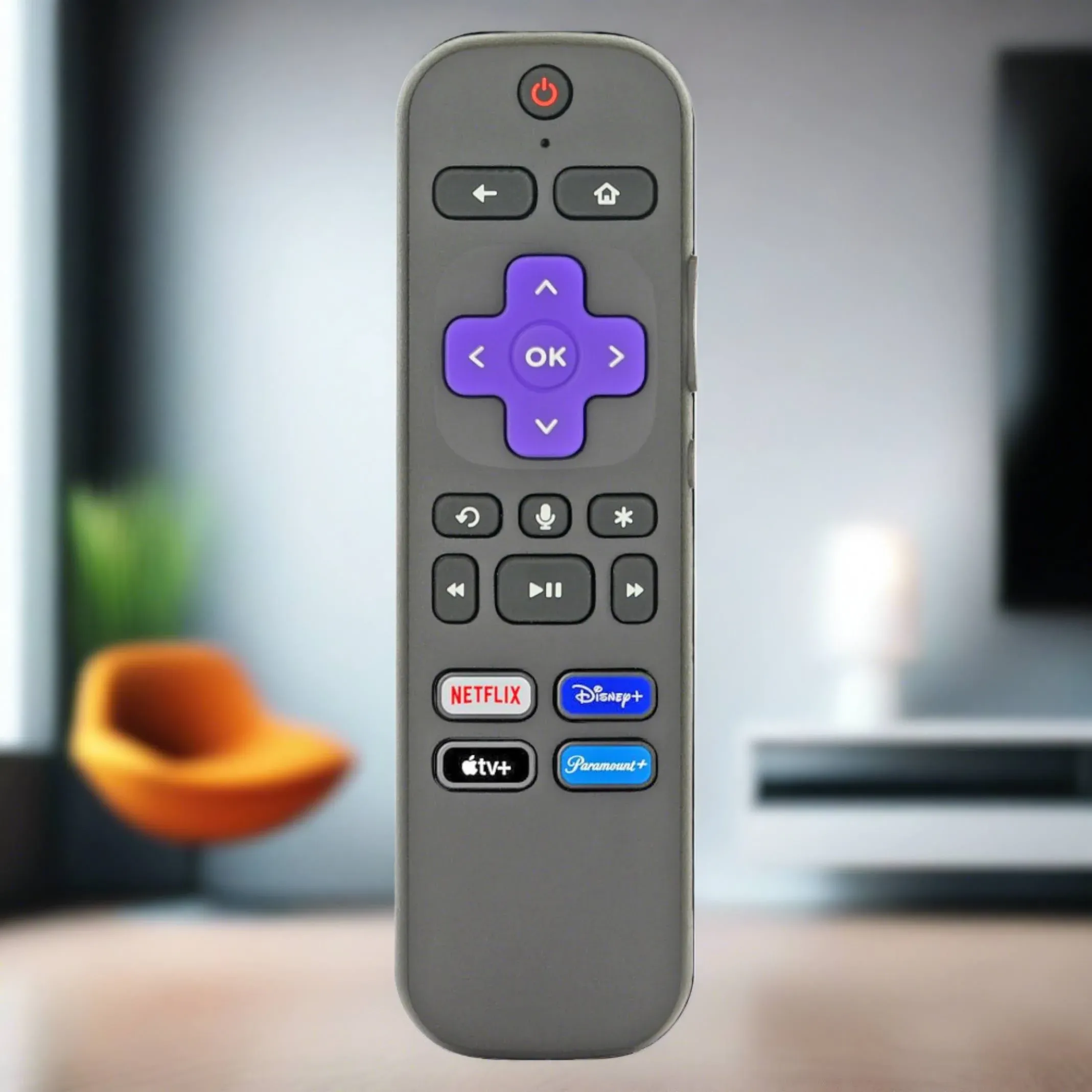 OEM RC-FA5 / RC-GZ1 Universal Streaming Stick Remote Control for Roku Stick RC-GZ1. with Voice. It Works with HDMI Streaming Stick, Streaming Players, streambar, and TVS. Replaces RC-GZ1. [RF]