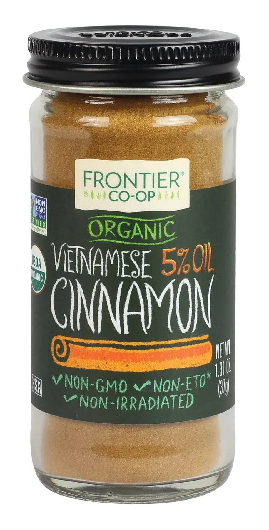 Frontier Co-op Cinnamon, Vietnamese, Ground, Organic 1.31 oz.