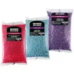 Waxness Spa Choice Assorted Hard Wax Beads 2.2 lb / 1 kg Pack of 3 - Tourmaline, Aloe Vera, Passion Fruit