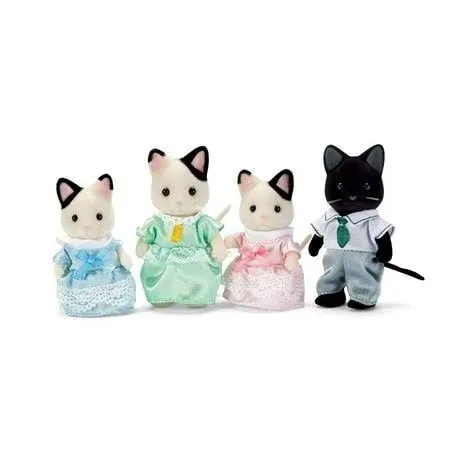 Calico Critters CC1472 Tuxedo Cat Family Doll House Toy