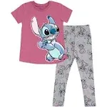 Disney Girls Lilo & Stitch T-Shirt and Leggings Outfit Set