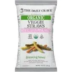 Organic Veggie Straws, Crunchy Veggie with Himalayan Pink Salt, 4.5 Ounce (Pa...