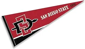 College Flags & Banners Co. San Diego State University Pennant Full Size Felt