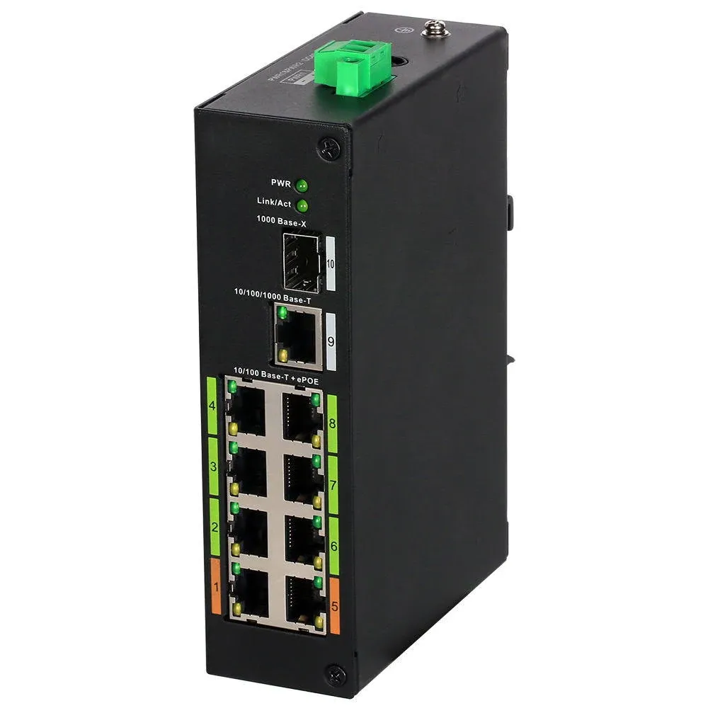 Dahua DH-LR2210-8ET-120 8-port ePoE Layer 2 Switch