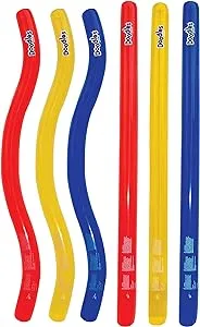 Swimline Doodles Inflatable Pool Noodle Float, 6 Count