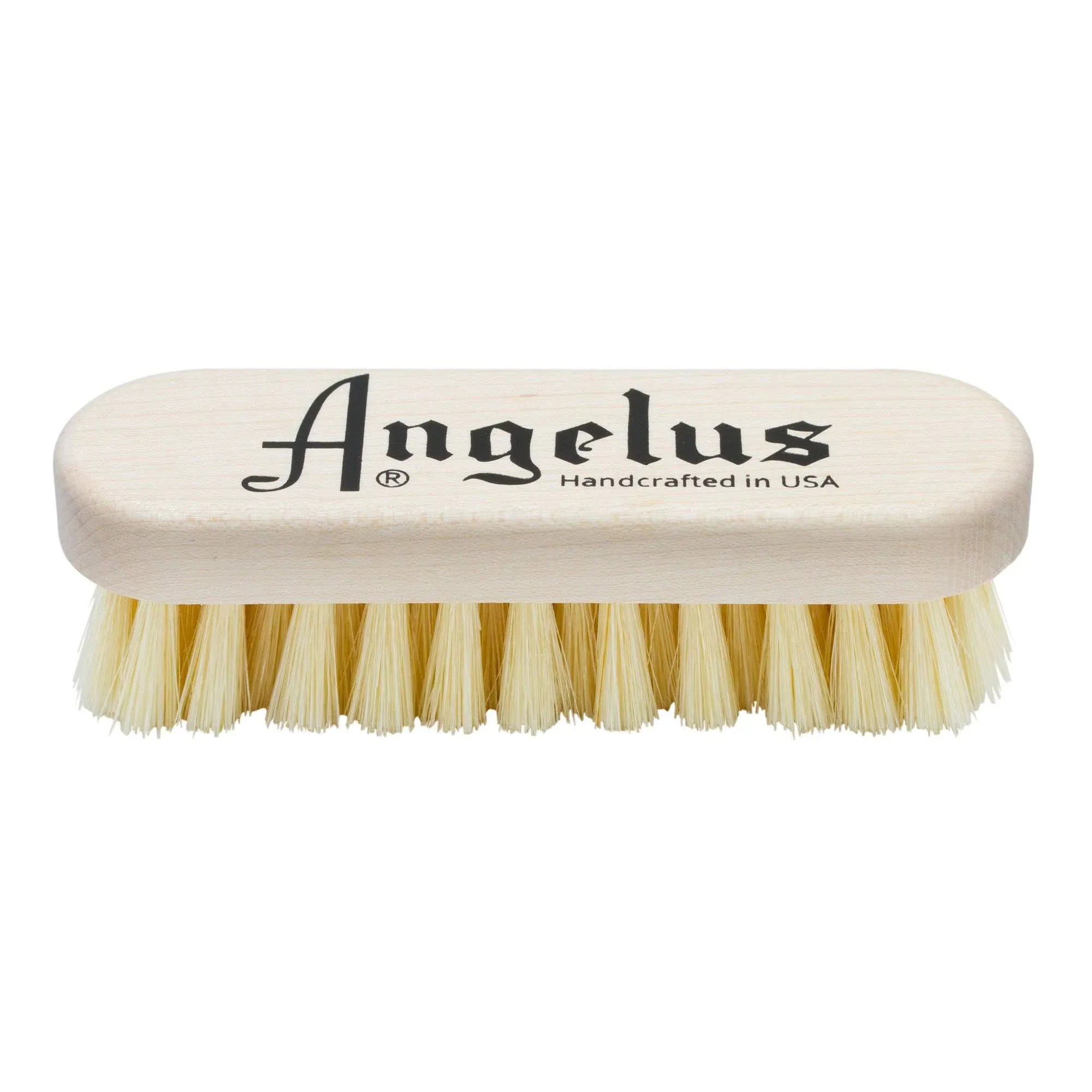 Angelus Shoe Cleaning Brush Premium Hog Bristle Sneaker Cleaner Brush 5"