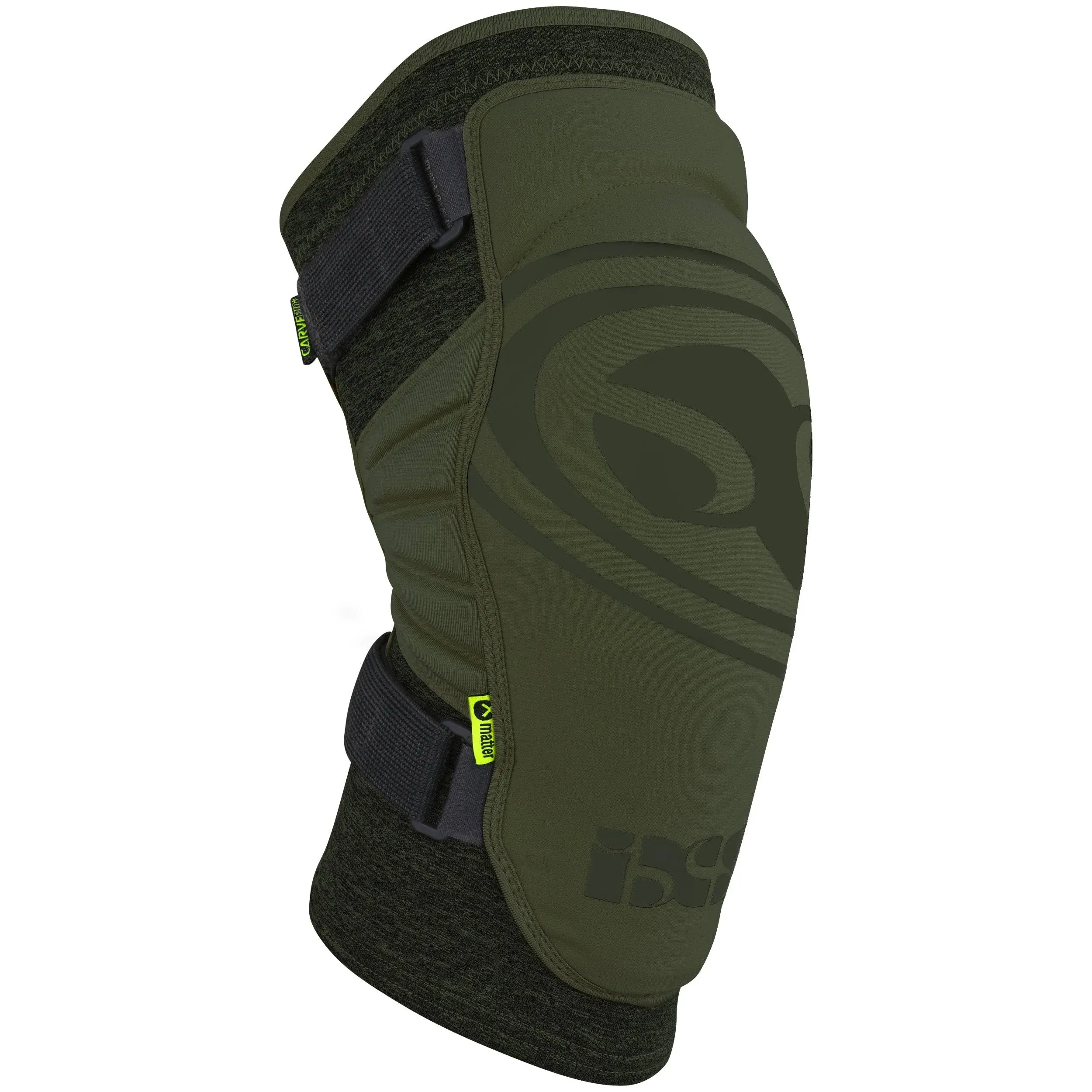 IXS Carve EVO+ knee guard olive M, For Men &amp; Women, Mountain Bike Accessories