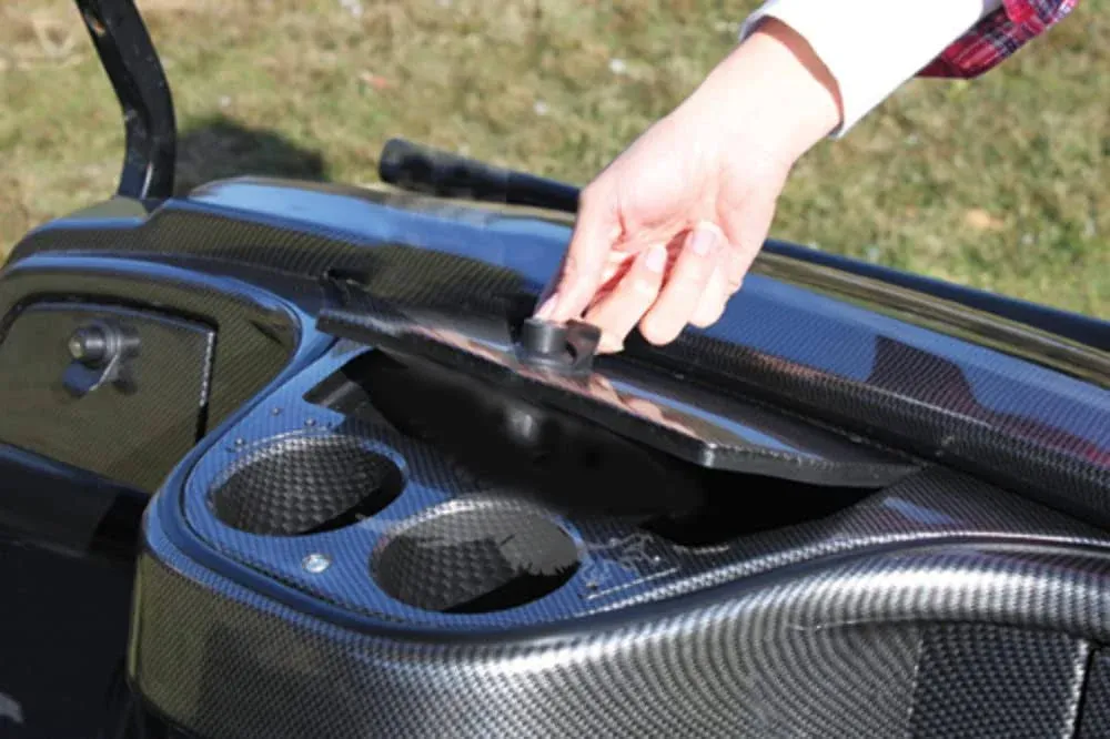 Yamaha Drive Carbon Fiber Dash Compartment