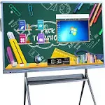 Smart Board Collaboration Hub, JYXOIHUB 55 Inch 4K UHD Digital Electronic Whiteboard Built in Dual OS for Classroom and Business, Touch Screen Interactive Smart Whiteboard (Board Only)