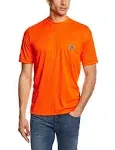 Carhartt Men's Force Color Enhanced Short-Sleeve T-Shirt - Orange