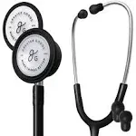 Greater Goods Premium Dual-Head Clinical Grade Stethoscope for Doctors, Nurses, Students, First Aid Kit for Home, Black