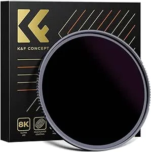 K&F Concept 95mm ND100000 ND Camera Lens Filter,16.6-Stops Fixed Neutral Density Filter with 28 Multi-Layer Coatings Waterproof & Scratch Resistant (Nano-X Series)