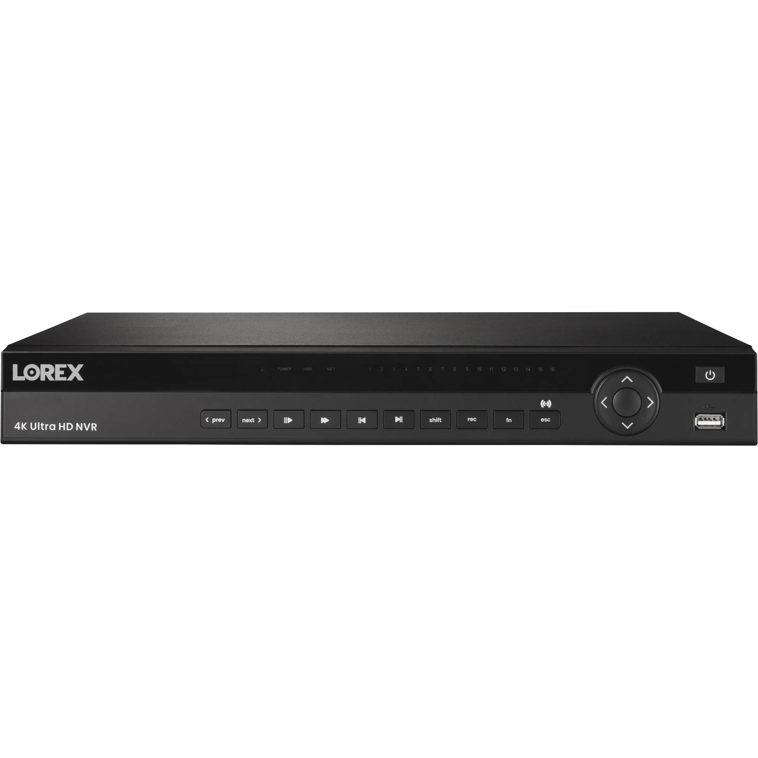 Lorex N883A38B 32 Ch 4K 2x4TB IP Ultra HD Pro Series NVR,16 Ch PoE Switch