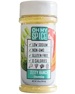 Popcorn Seasoning Ranch Seasoning Powder Mix - Gluten Free & Low Sodium Popcorn Flavoring Seasoning Ranch Powder. Healthy Ranch Dressing Mix for Gourmet Popcorn Toppings. Popcorn Salt Seasoning. 4oz