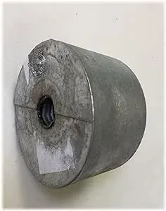 KUFA Sports Sacrificial Anode Zinc with 1/2&#034; threaded hole, Weight:1lb (ZIN-1)