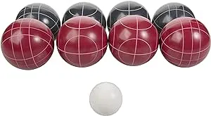 Triumph Sports Competition 100mm Resin Bocce Ball Outdoor Game Set with Carrying Bag for Easy Storage,Multi,One Size,35-7103-3