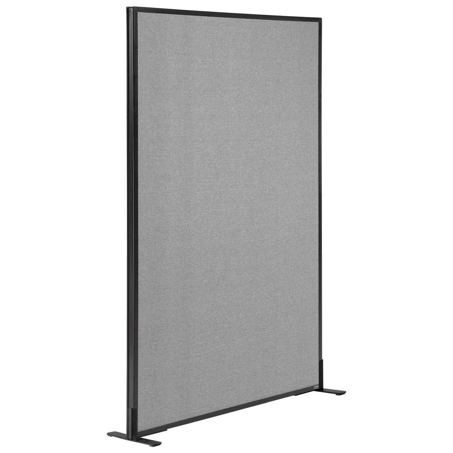 Global Industrial 238635FGY Interion Freestanding Office Partition Panel, 36-1/4 ...