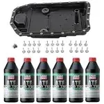 Auto Transmission Service Kit (Oil Pan+Filter+Gas<wbr/>ket+24 Bolts) + 6L ATF for B...