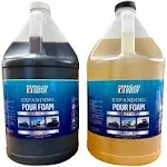 2 Lb Density Expanding Pour Foam, 2 Part Polyurethane Closed Cell Liquid Foam fo