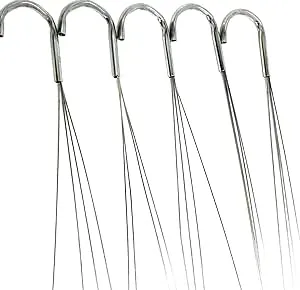 5 Pack 24" 4 Strong Wire Steel Hook Hanger