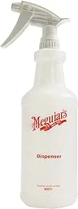 Meguiar's M9911 Spray Bottle – Fill With Your Favorite Liquid Cleaner for Car Detailing - 32 Ounce Spray Bottle with Sprayer (Empty)