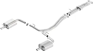 BORLA 140659 Cat-Back Performance Exhaust System for 2016-2017 Ford Explorer Sport 3.5L V6 EcoBoost Automatic Transmission All Wheel Drive 4 Door. Tips NOT Included. Use AZ812Factory Valance/Tips.