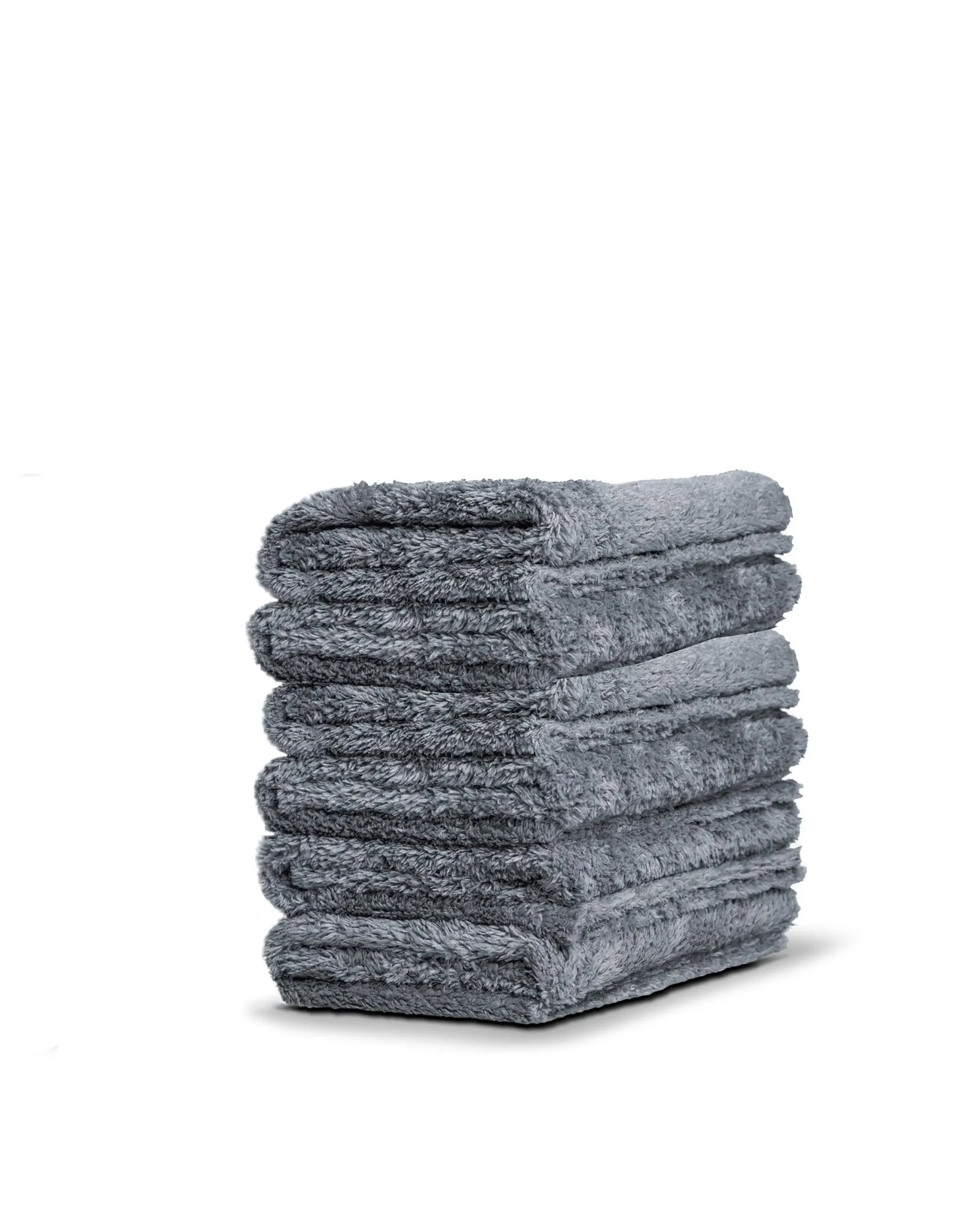 Adam's Polishes Borderless Grey Edgeless Microfiber Towel - Premium Quality 480gsm, 16 x 16 Inches Plush Microfiber - Delicate Touch for The Most