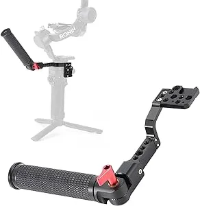 Gimbal Handle Grip Mount 180° Adjustable Monitor Mount Professional Video Handgrip Holder with Cold Shoe Plate for DJI Ronin S/SC/ RSC2