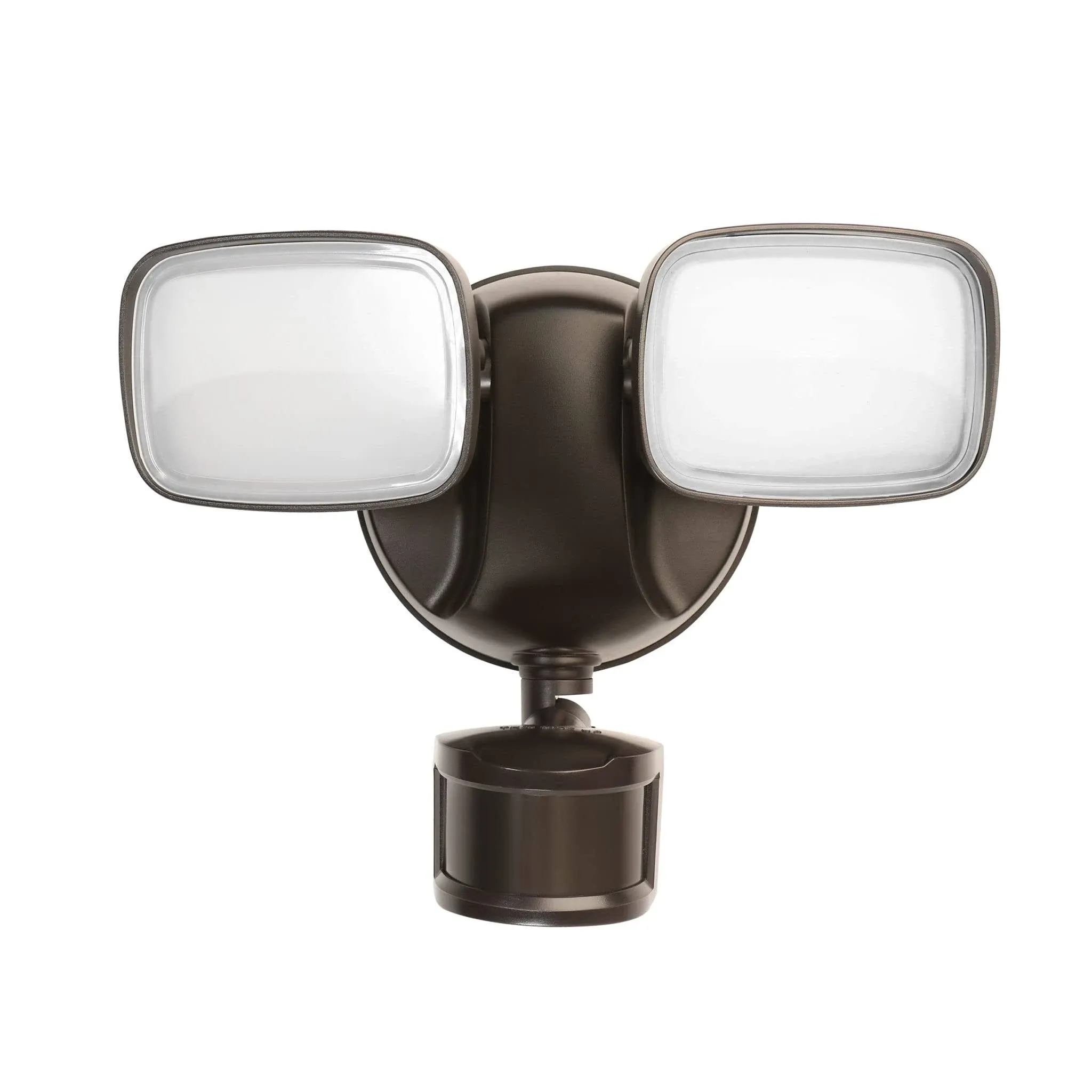 Feit Electric Security Flood Light, Dual Head Motion, LED, Daylight, Bronze ...