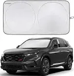 Magnelex Car Windshield Sunshade with Bonus Steering Wheel Sun Shade. Reflect...