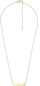 Drew Gold-Tone Stainless Steel Bar Chain Necklace