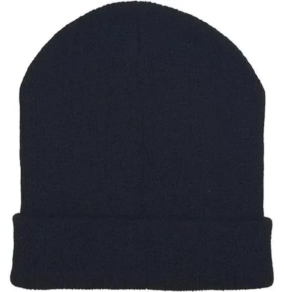 12 Pack Winter Beanie Hats for Men Women, Warm Cozy Knitted Cuffed Skull Cap