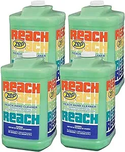 Zep Reach Industrial Strength Hand Cleaner - 1 Gal (Case of 4) - 92524 - Removes Stubborn Shop Soils