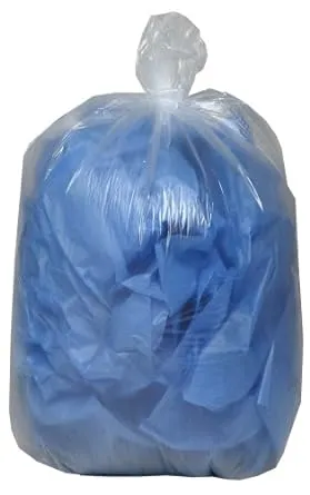 Berry AEP 404630C 45 Gallon 1.2 Mil 40" x 46" Low Density Medium-Duty Clear Can Liner / Trash Bag - 100/Case