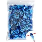 Vrupin 280 PCS T Tap Wire Connectors- Blue 18-14AWG Waterproof Wire Tap Connectors, T Taps for Wiring Automotive, Self Stripping Quick Disconnected T Splice Wire Connectors Terminals Kit