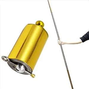 Magic Pocket Staff for Professional Magician Stage Portable,Pocket Arts Staff Magic Tricks Accessories (110cm Gold-Silver)