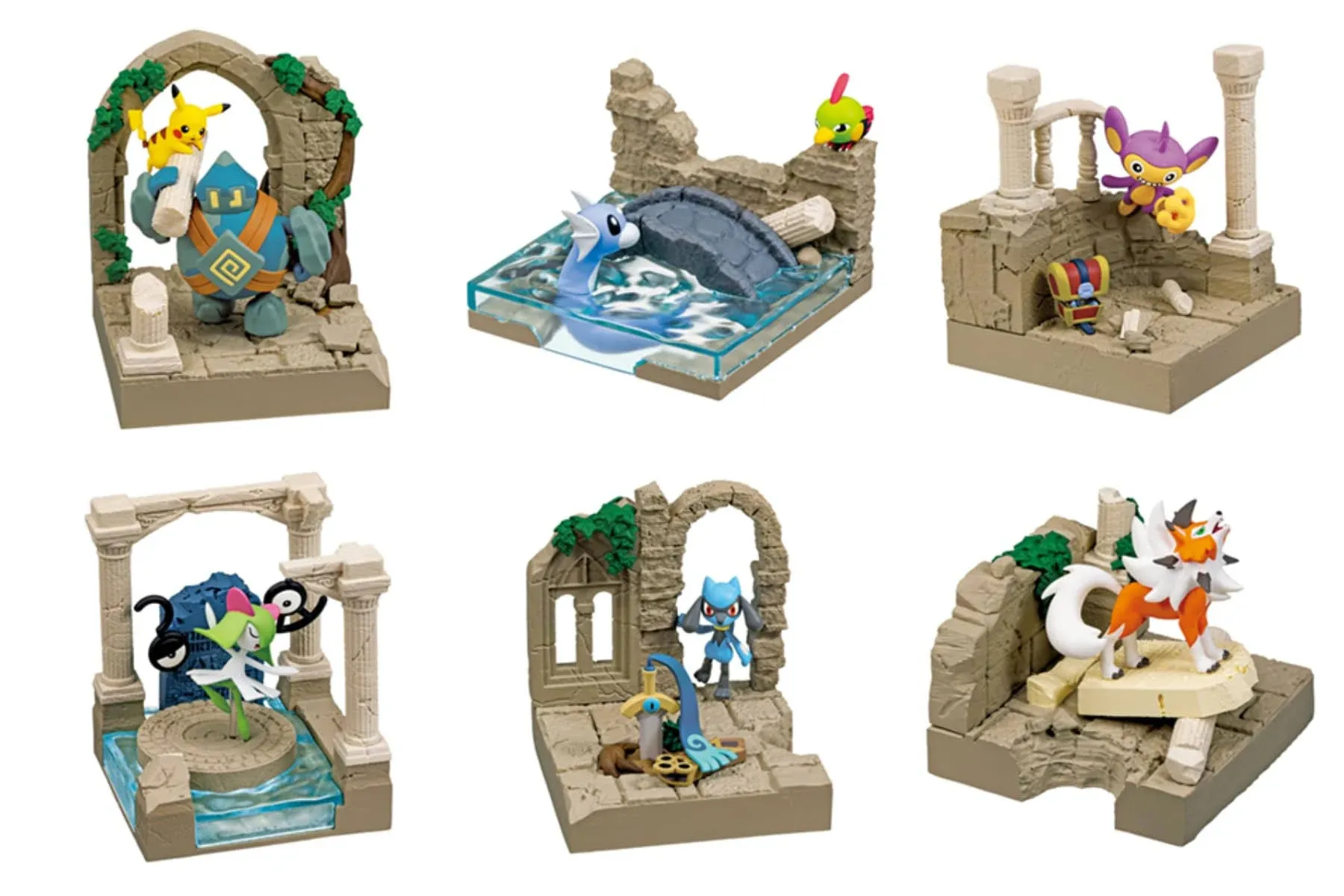 Pokemon Diorama Collection Old Castle Ruins