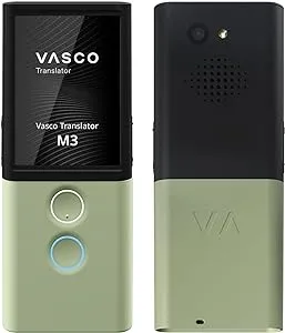 Vasco M3 Language Translator Device | The Only Translator with Free and Unlimited Internet in 200 Countries | Photo Translation | European Brand