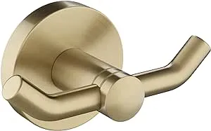 KRAUS Elie Bathroom Robe and Towel Hook in Brushed Gold, KEA-18801BG