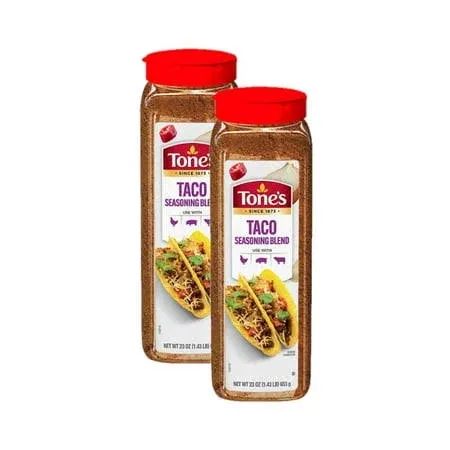 2 Pack | Tone's Taco Seasoning (23 oz.)