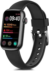 MorePro Fitness Tracker, Heart Rate Monitor Blood Pressure Activity Tracker with Blood Oxygen, IP68 Wateproof Sleep Tracker Sport Bracelet Pedometer Step Calories Smartwatch Women