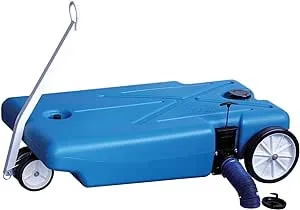 Barker 4-Wheeler Tote Tank - 32 Gallon Capacity (27844) , Blue