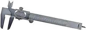 General Tools Metric and English Vernier Caliper #722, Machined Steel, Pack of 1