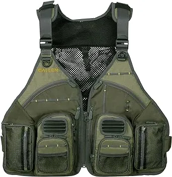 Allen Company Big Horn Fly Fishing Vest, Green