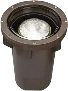 Kichler 15295AZ HID High Intensity Discharge In-Ground 1-Light 120V, Architectural Bronze