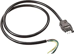 Wesbar 787264 Trailer End Connector Wire, black