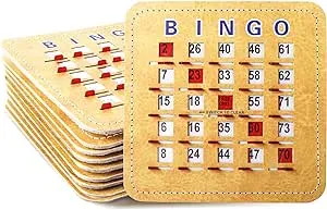 GSE Games & Sports Expert 5Ply Stitched Shutter Bingo Cards, Finger-Tip Shutter Slide Bingo Cards, Easy-Read Large Print Bingo Cardboard with Sliding Windows (200-Pack)