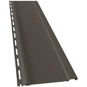 Polaris Board and Batten Vertical Vinyl Siding (1 Square) - Single 7 Inch - Grey Flannel - Single Box