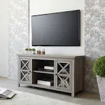 Colton Farmhouse Gray Oak TV Stand